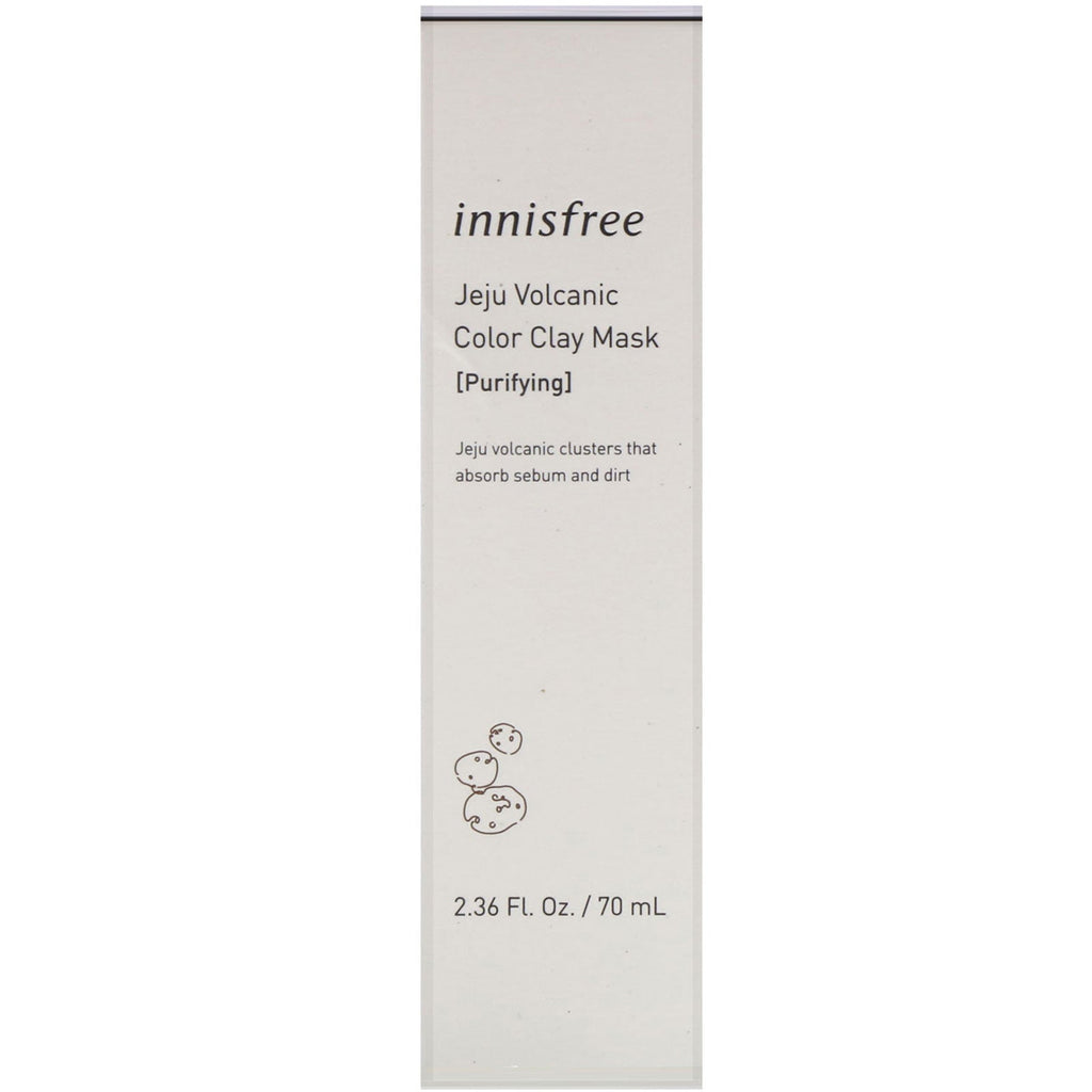 Innisfree, Jeju Volcanic Color Clay Mask, Purifying, 2.36 fl oz (70 ml)