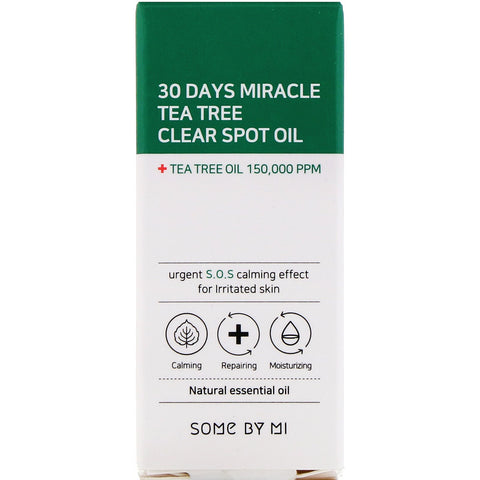 Some By Mi, 30 Days Miracle Tea Tree Clear Spot Oil, 10 ml