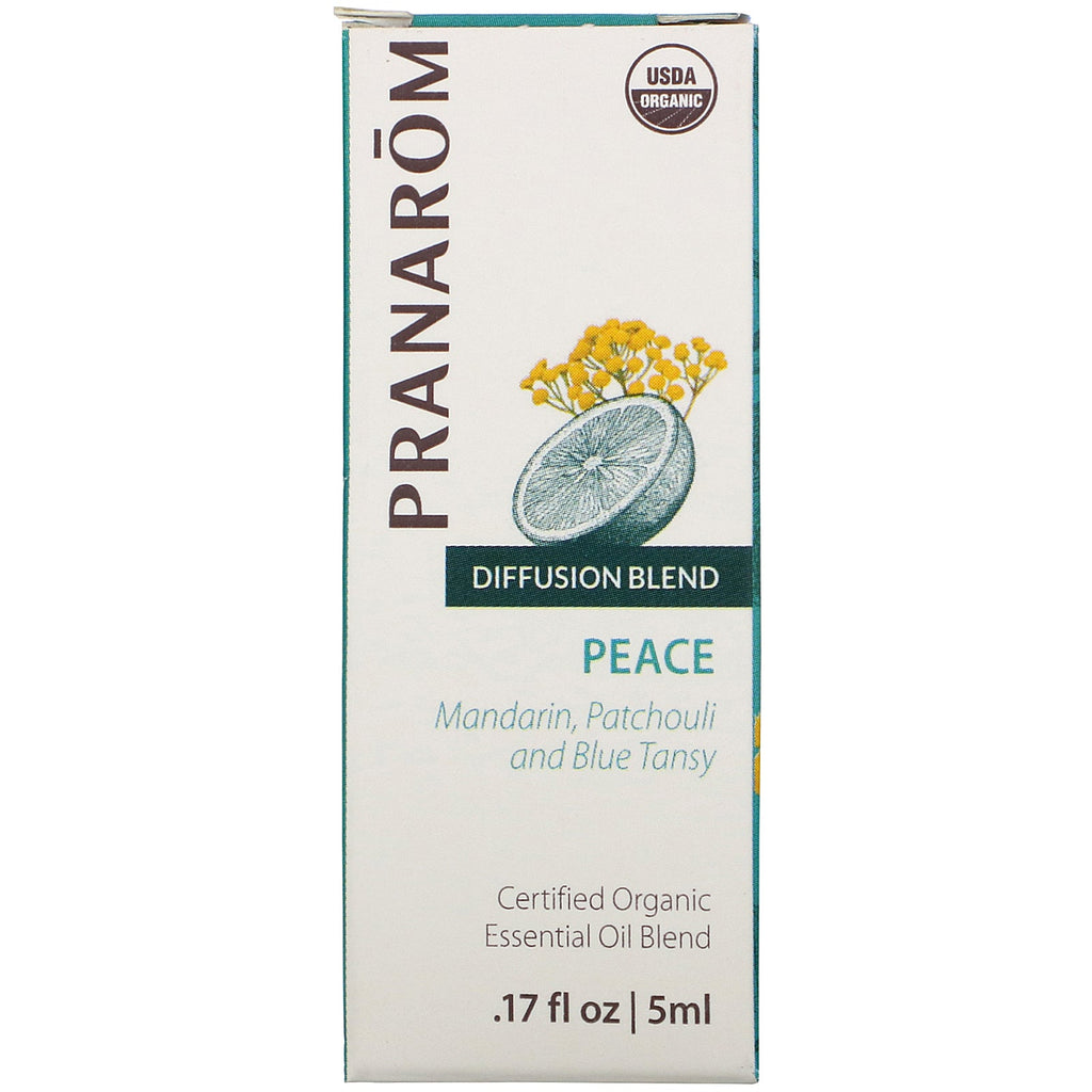 Pranarom, Essential Oil, Diffusion Blend, Peace, .17 fl oz (5 ml)