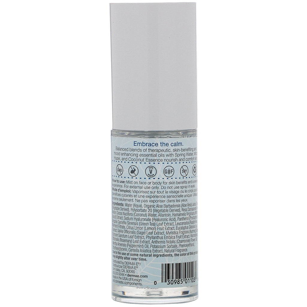 Derma E, Skin Beneficial Mist, Calm, 1 fl oz (30 ml)