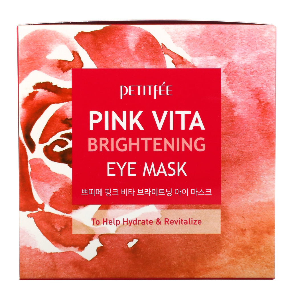 Petitfee, Pink Vita Brightening Eye Mask, 60 Pieces (70 g)