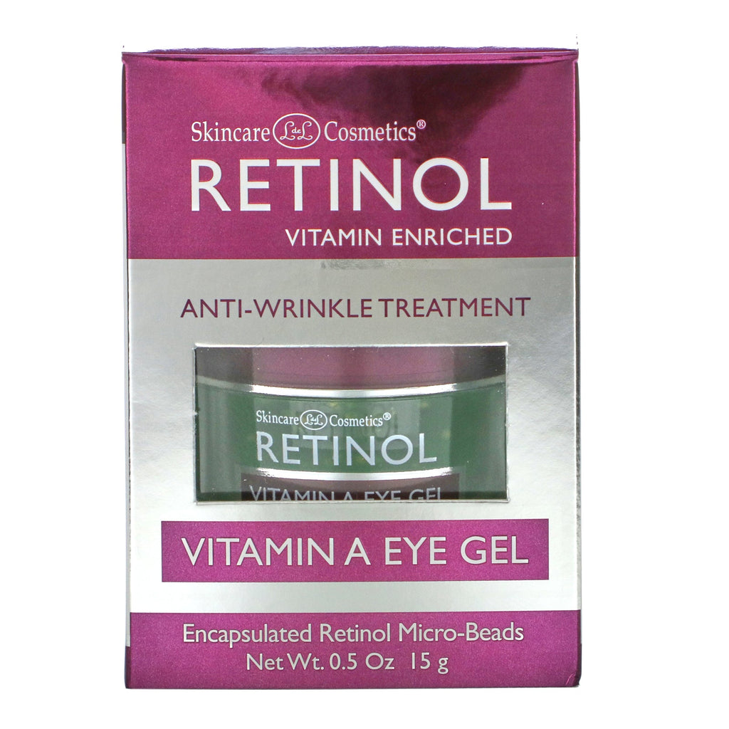 Skincare LdeL Cosmetics Retinol, Retinol Vitamin A Eye Gel, 0.5 oz (15 g)