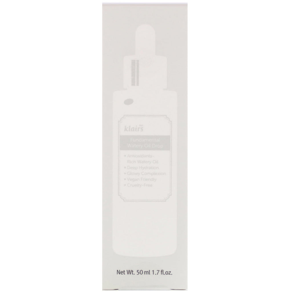 Dear, Klairs, Fundamental Watery Oil Drop, 1.7 fl oz (50 ml)