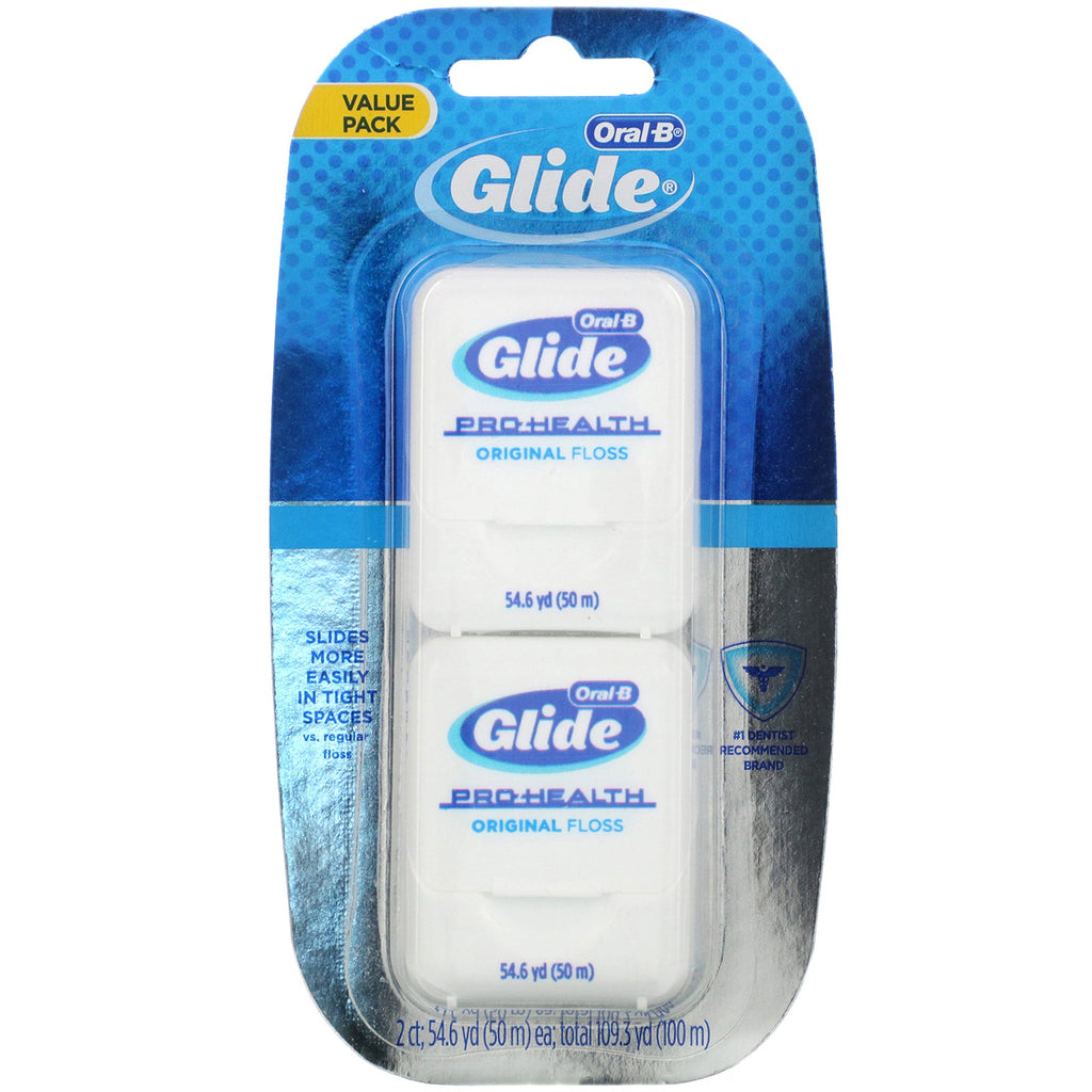 Oral-B, Glide, Pro-Health, Original Floss, 2 Ct., 54.6 yd (50 m) Each