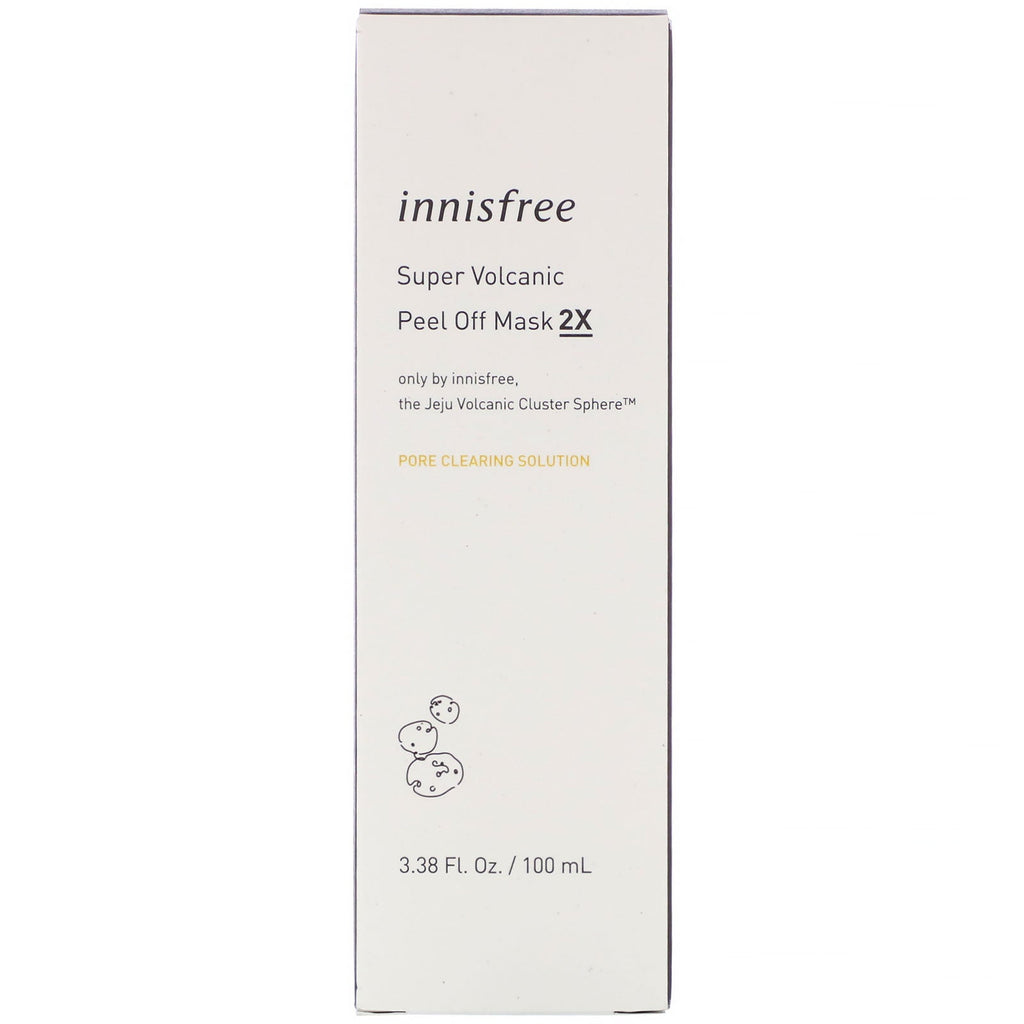 Innisfree, Super Volcanic, Peel Off Mask 2X,  3.38 fl oz (100 ml)