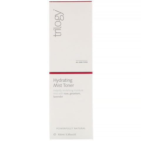 Trilogy, Hydrating Mist Toner, 3.3 fl oz (100 ml)