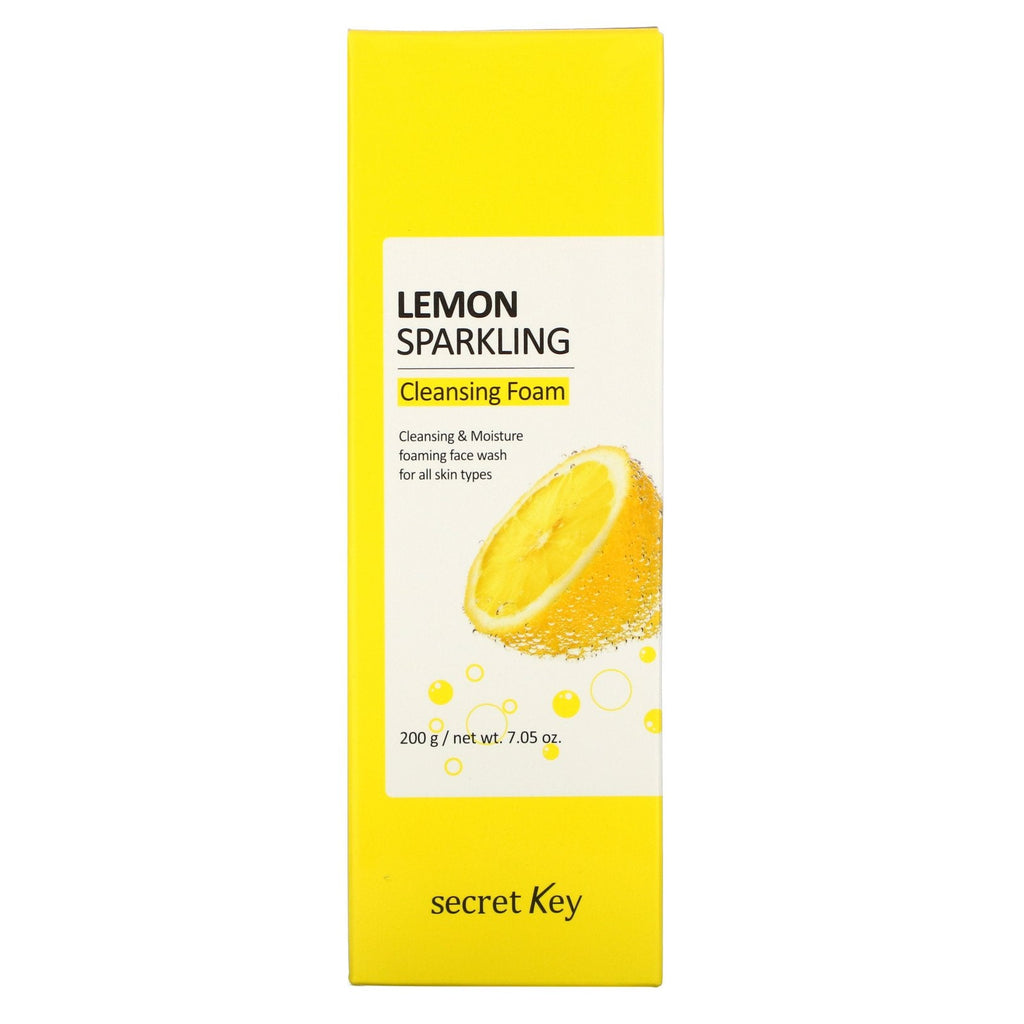 Secret Key, Lemon Sparkling Cleansing Foam, 7.05 oz (200 g)