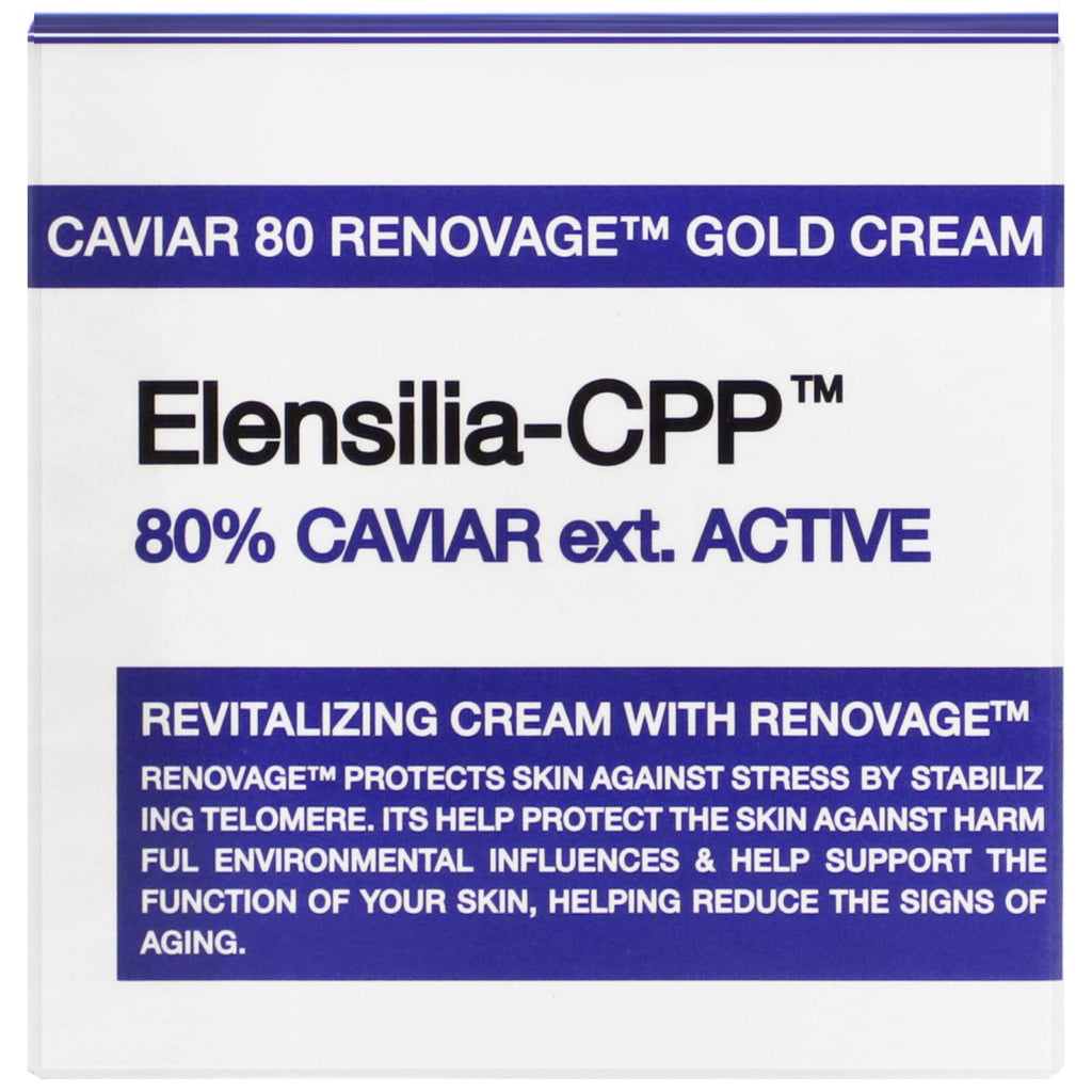 Elensilia, Elensilia-CPP, Caviar 80 Renovage Gold Cream, 50 g