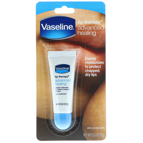 Vaseline, Lip Therapy, Advanced Healing Skin Protectant, 0.35 oz (10 g)