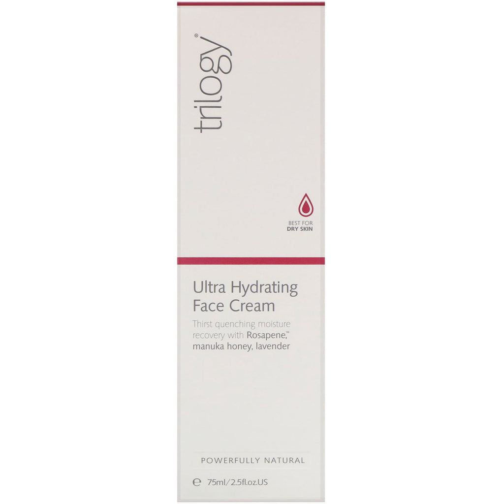 Trilogy, Ultra Hydrating Face Cream, 2.5 fl oz (75 ml)