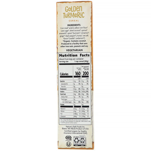 Nature's Path, Golden Turmeric Cereal, 10.6 oz (300 g)