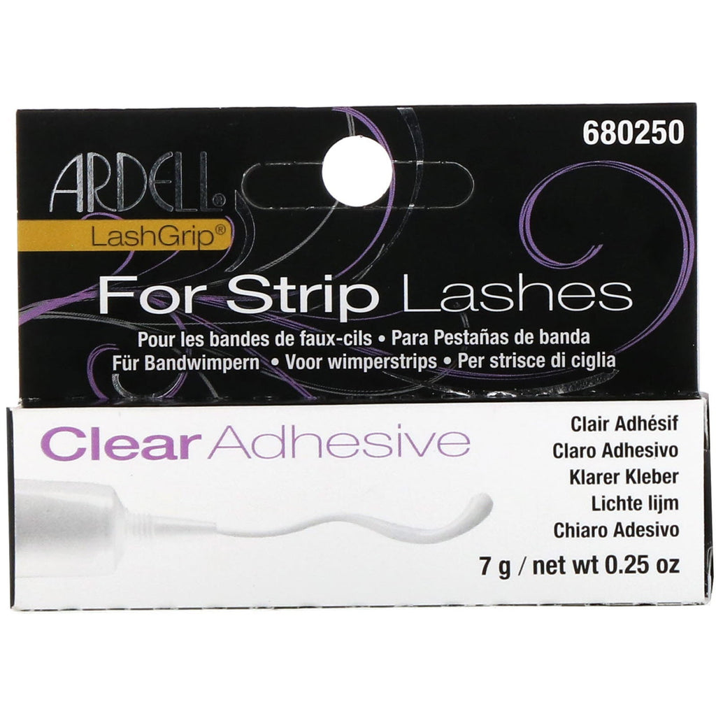 Ardell, LashGrip, For Strip Lashes, Clear Adhesive, .25 oz (7 g)