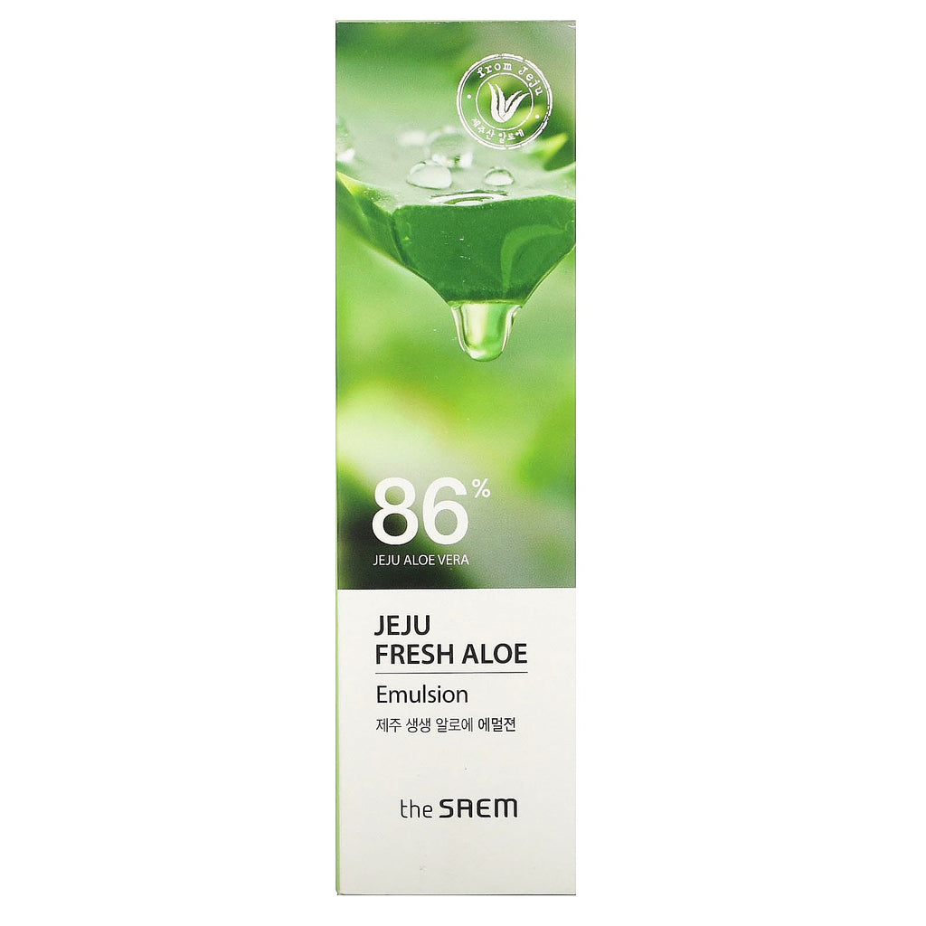 The Saem, Jeju Fresh Aloe, 86% Aloe Vera Emulsion, 5.24 fl oz (155 ml)