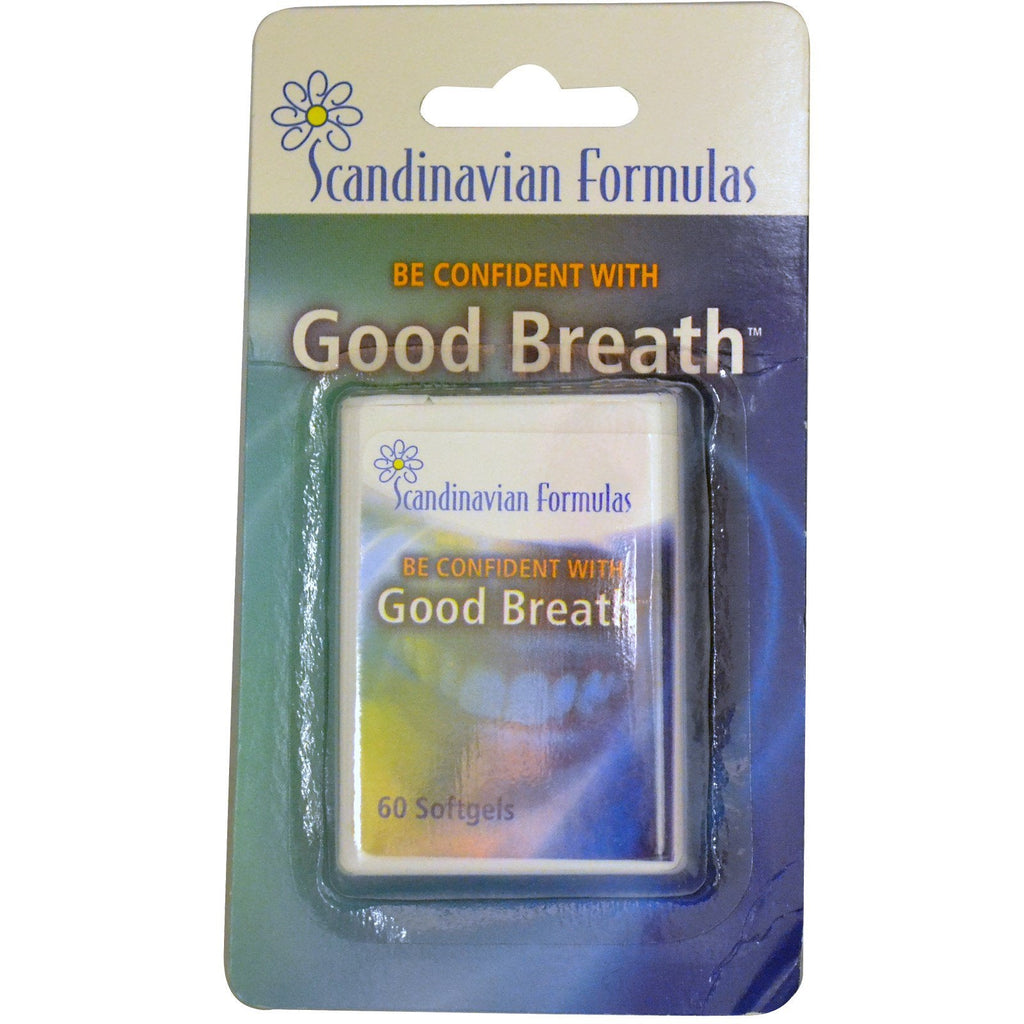 Scandinavian Formulas, Good Breath, 60 Softgels