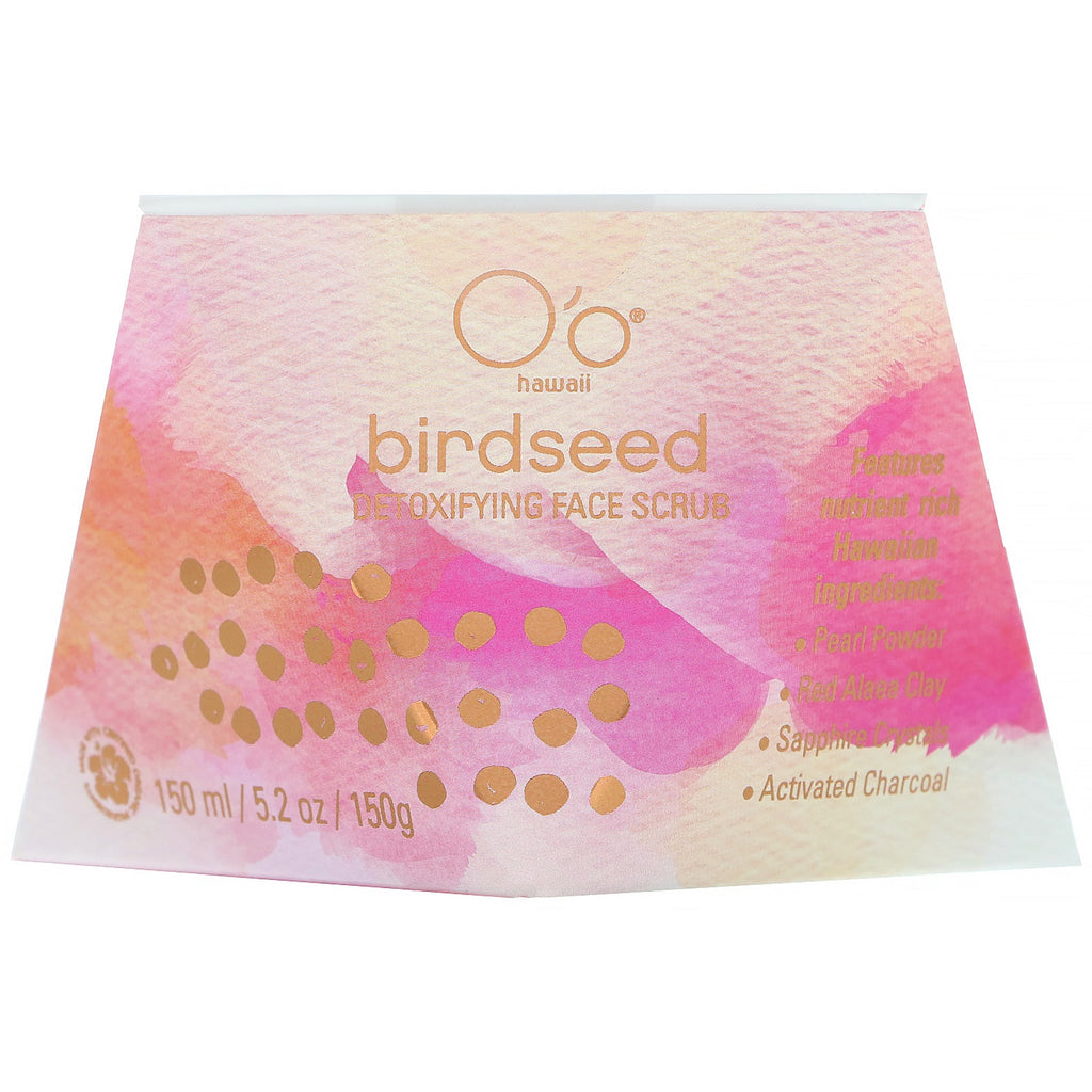 O'o Hawaii, Birdseed, Detoxifying Face Scrub, 5.2 oz (150 g)