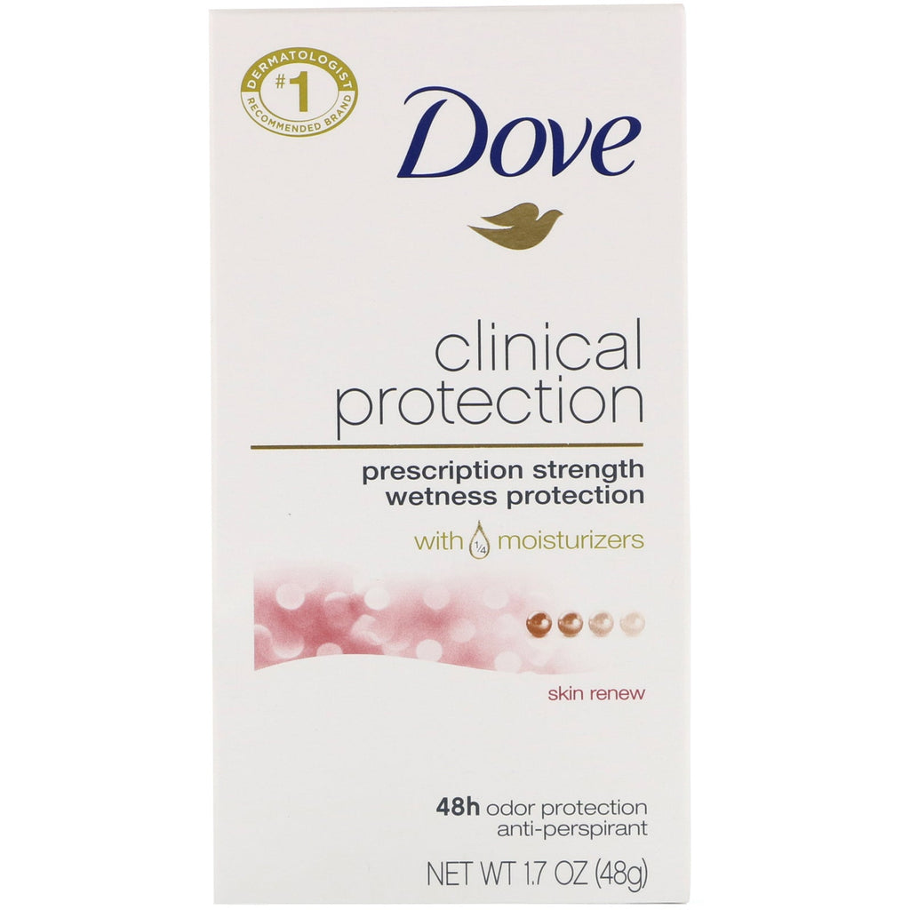 Dove, Clinical Protection, Anti-Perspirant Deodorant, Skin Renew, 1.7 oz (48 g)