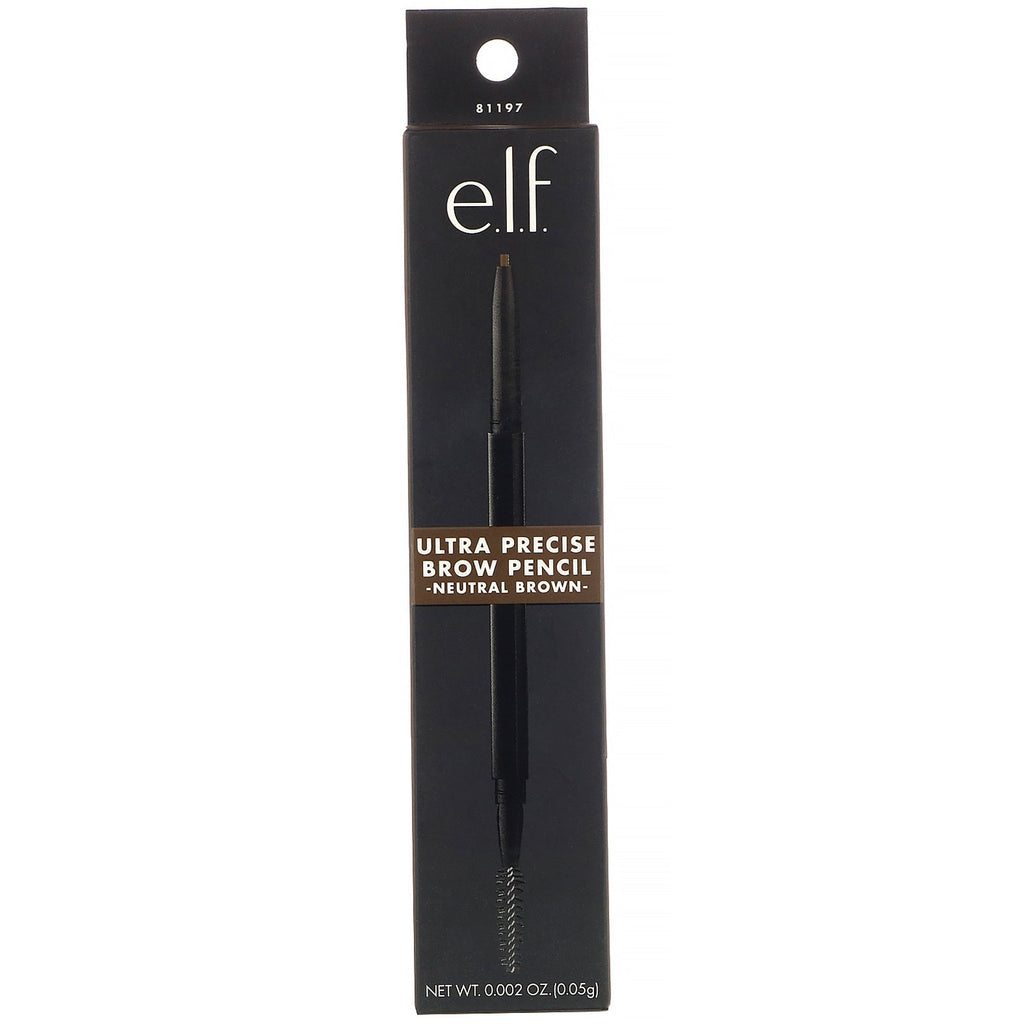 E.L.F., Ultra Precise Brow Pencil, Neutral Brown,  0.002 oz (0.05 g)