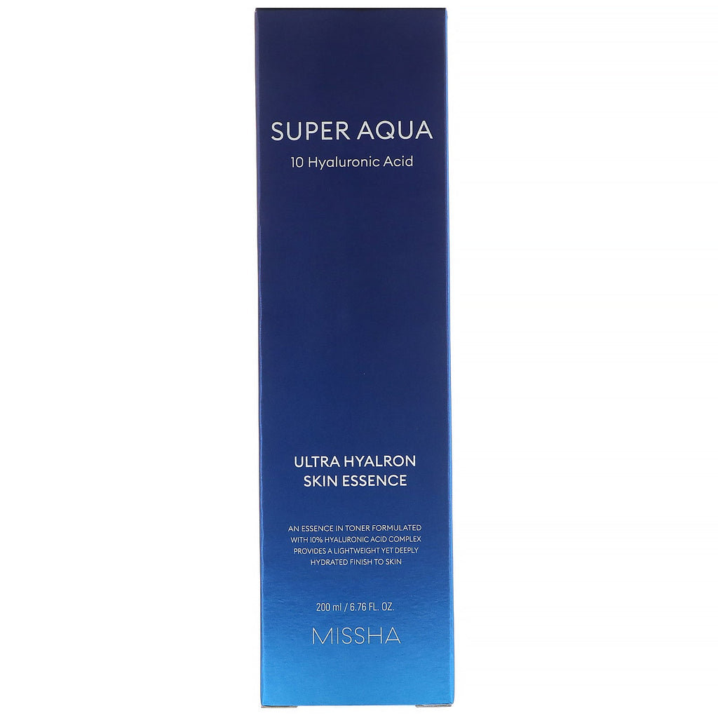 Missha, Super Aqua, Ultra Hyalron Skin Essence, 6.76 fl oz (200 ml)