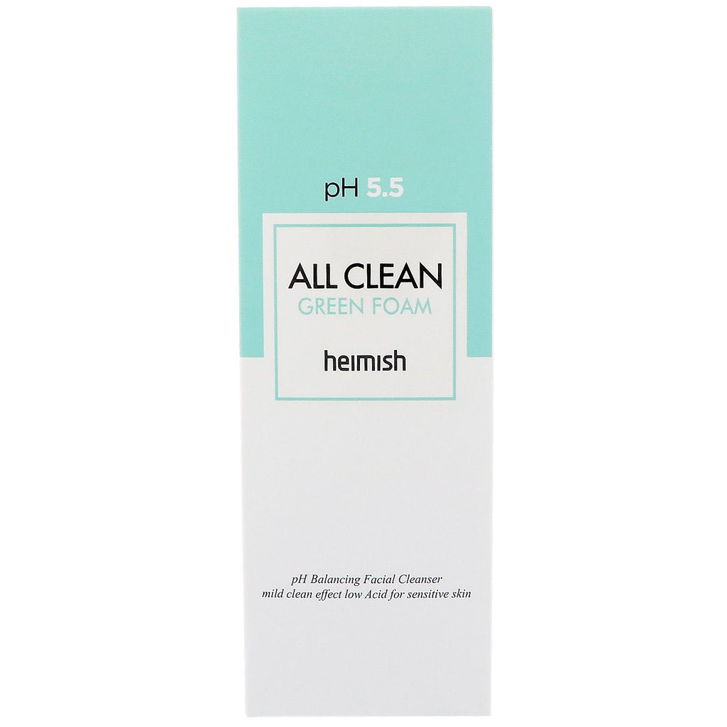 Heimish, All Clean Green Foam, Cleanser, 150 g