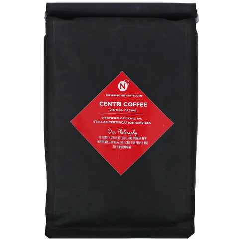 Cafe Altura,  Centri Coffee, House Blend, Medium Roast, Whole Bean, Caramel + Almond, 12 oz (340 g)