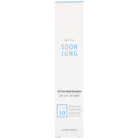 Etude House, Soon Jung, 10-Free Moist Emulsion, 4.05 fl oz (120 ml)