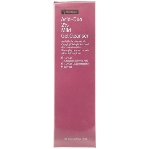 Wishtrend, Acid-Duo 2% Mild Gel Cleanser, 5.07 fl oz (150 ml)