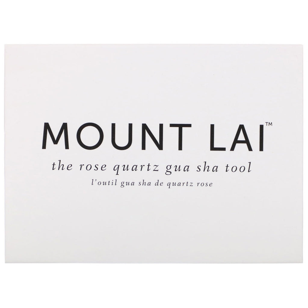 Mount Lai, The Rose Quartz Gua Sha Tool, 1 Tool