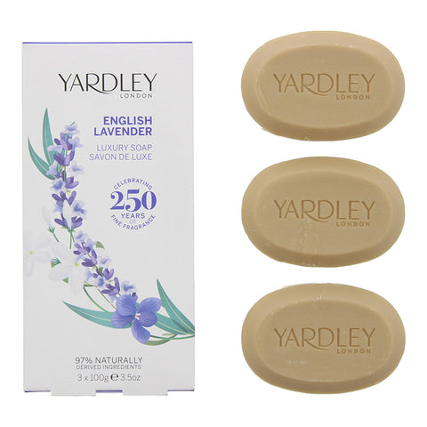 Yardley English Lavender 3 Piece Gift Set: Soap 3 x100g