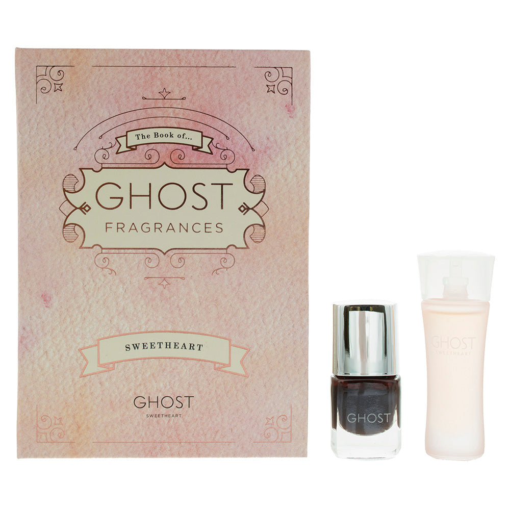 Ghost Sweetheart Eau De Toilette 2 Piece Gift Set: Eau de Toilette 5ml  - Deep Plum Nail Polish 5ml