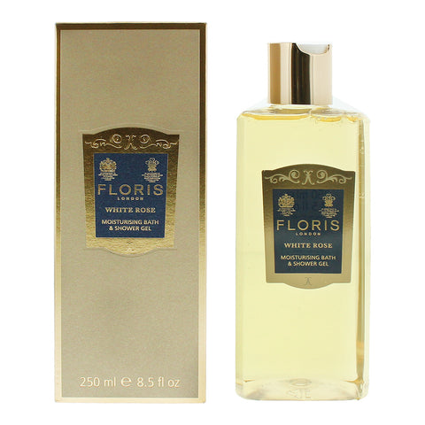 Floris London White Rose Moisturising Bath & Shower Gel 250ml