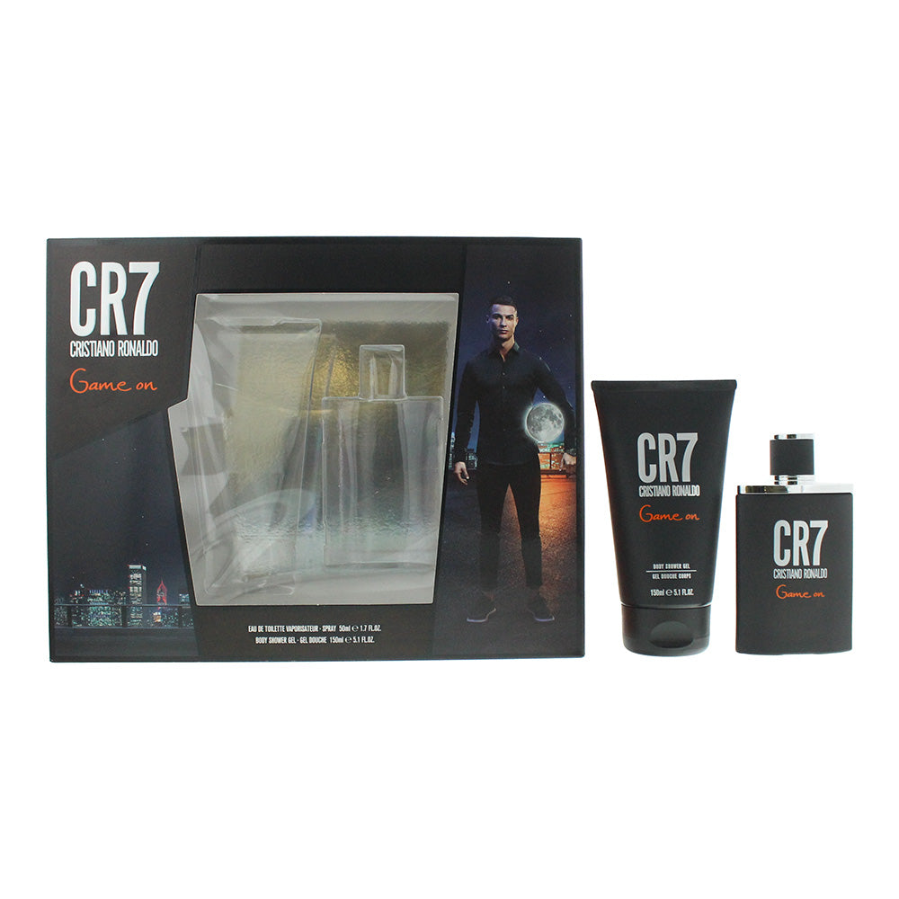 Cristiano Ronaldo Cr7 Game On 2 Pcs: Eau De Toilette 50ml+Shower Gel 150ml