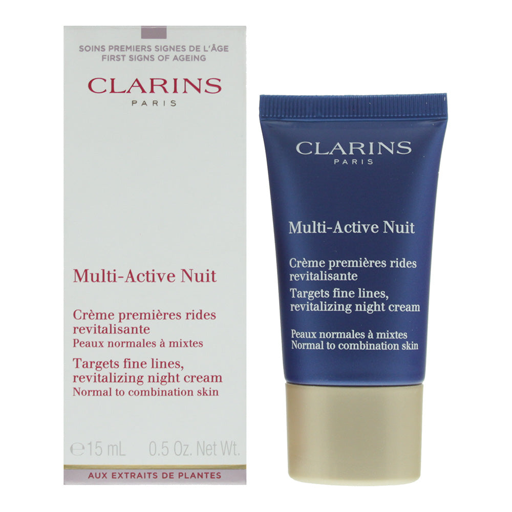 Clarins Multi-Active Night Cream 15ml - Ref 80009117 Trial Size - NFIS