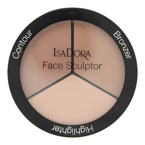 Isadora Face Contour Bronzer/Highlighter/Contour 03 Nude 18g