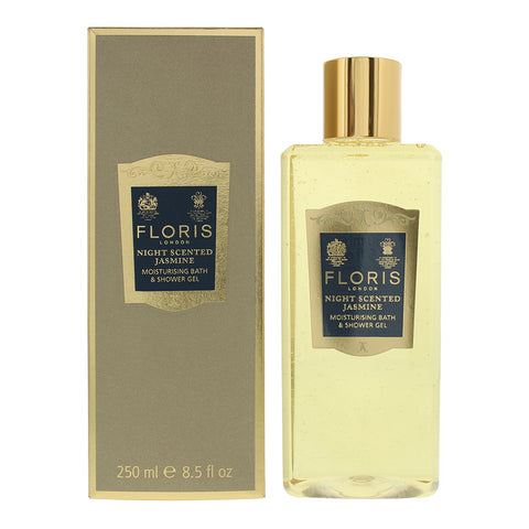 Floris Night Scented Jasmine Moisturising Bath And Shower Gel 250ml