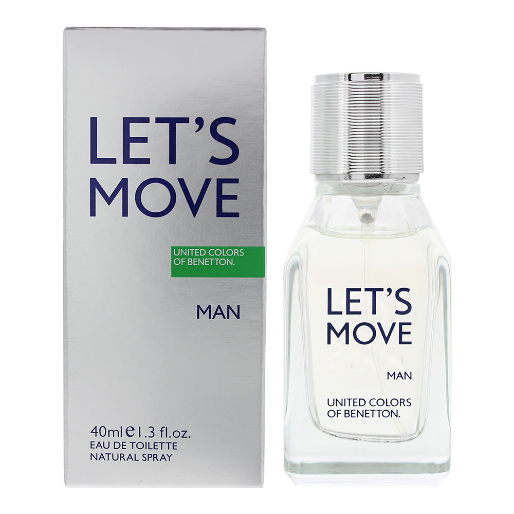 Benetton Let's Move Man Eau De Toilette 40ml