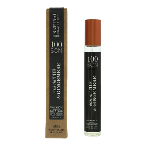 100 Bon Eau De The & Gingembre Refillable Eau De Parfum 15ml