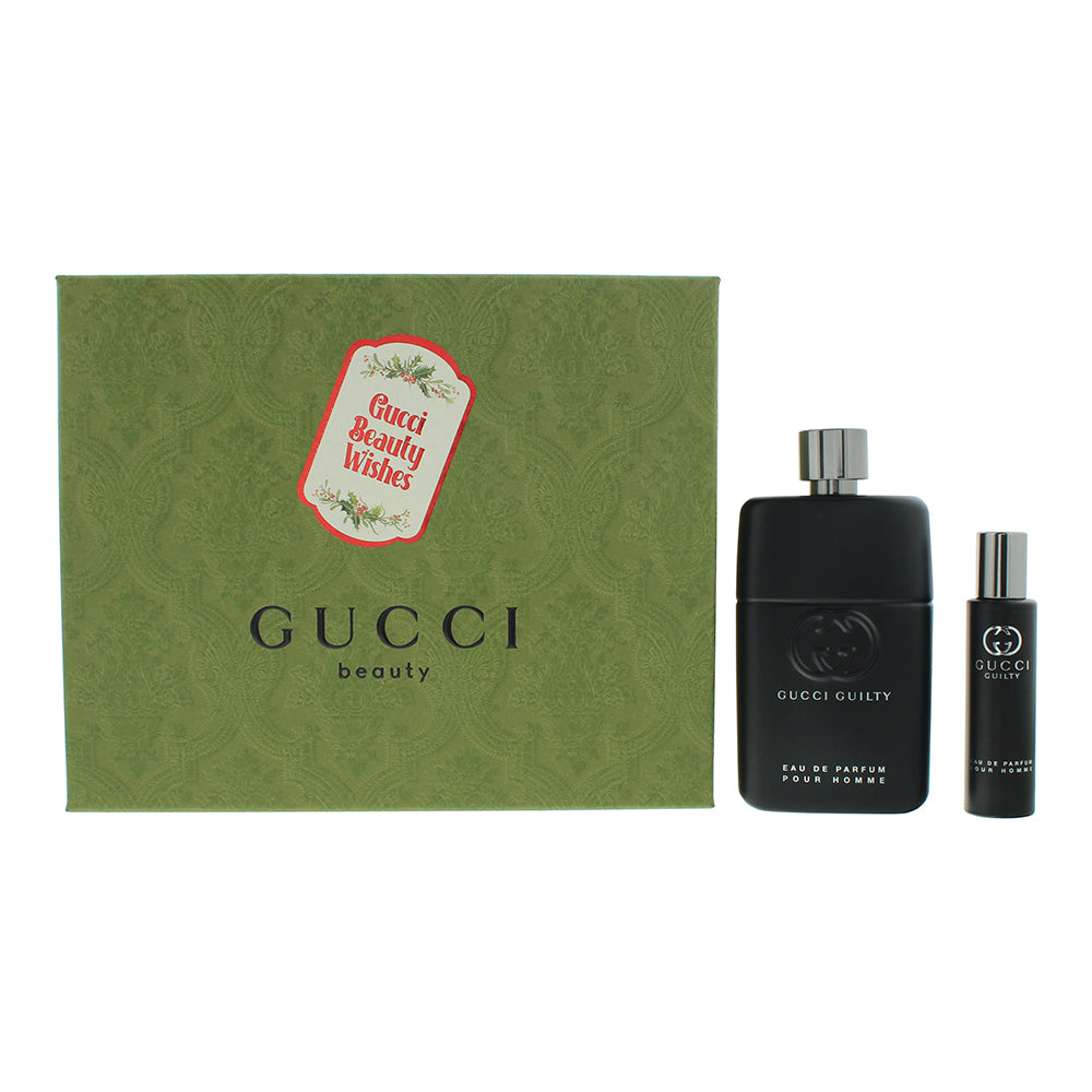 Gucci Guilty Pour Homme 2 Piece Gift Set: Eau de Parfum 90ml - Eau de Parfum 15ml