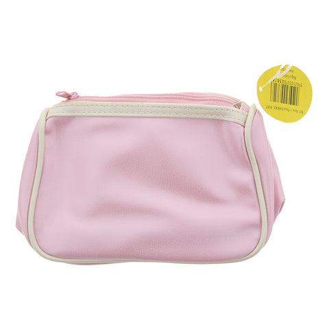 Bags Unlimited Shimmer Pink Pink Zipper Small Pouch