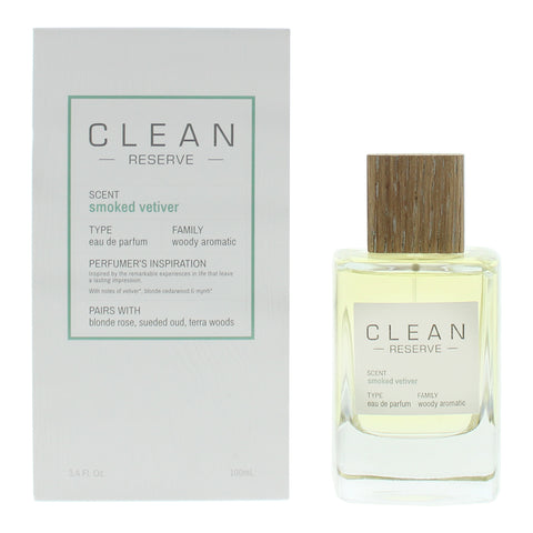 Clean Reserve Smoked Vetiver Eau de Parfum 100ml