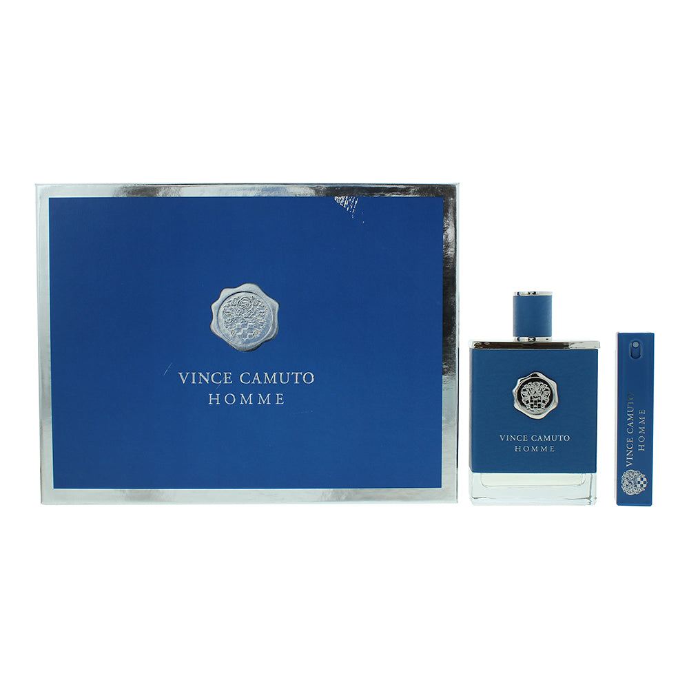 Vince Camuto Homme 2 Piece Gift Set: Eau de Toilette 200ml - Eau de Toilette Travel Spray 15ml