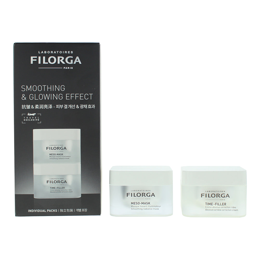 Filorga Smoothing & Glowing Effect Travel 2 Piece Gift Set: Cream 50ml - Face Mask 50ml