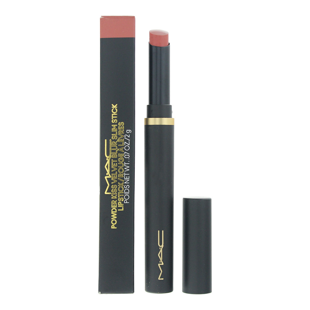 MAC Powder Kiss Velvet Blur Slim Stick 891 Mull It Over Lipstick 2g