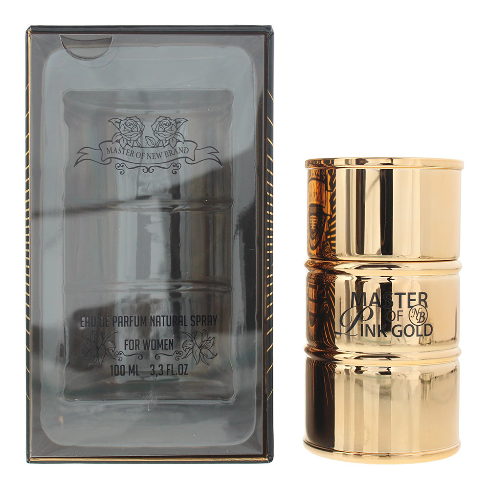 New Brand Master Of Pink Gold For Women Eau de Parfum 100ml