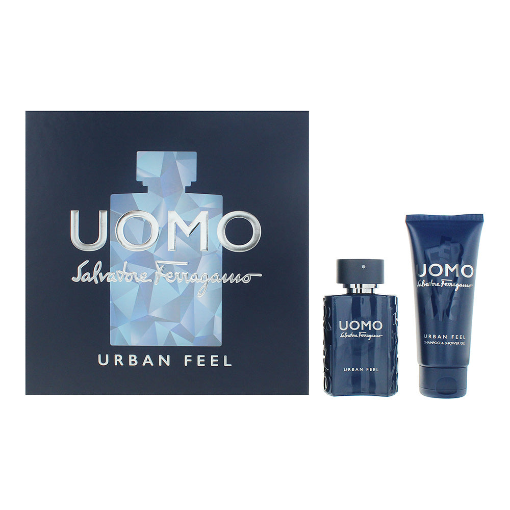Salvatore Ferragamo Uomo Urban Feel 2 Piece Gift Set: Eau de Toilette 50ml - Shower Gel 100ml