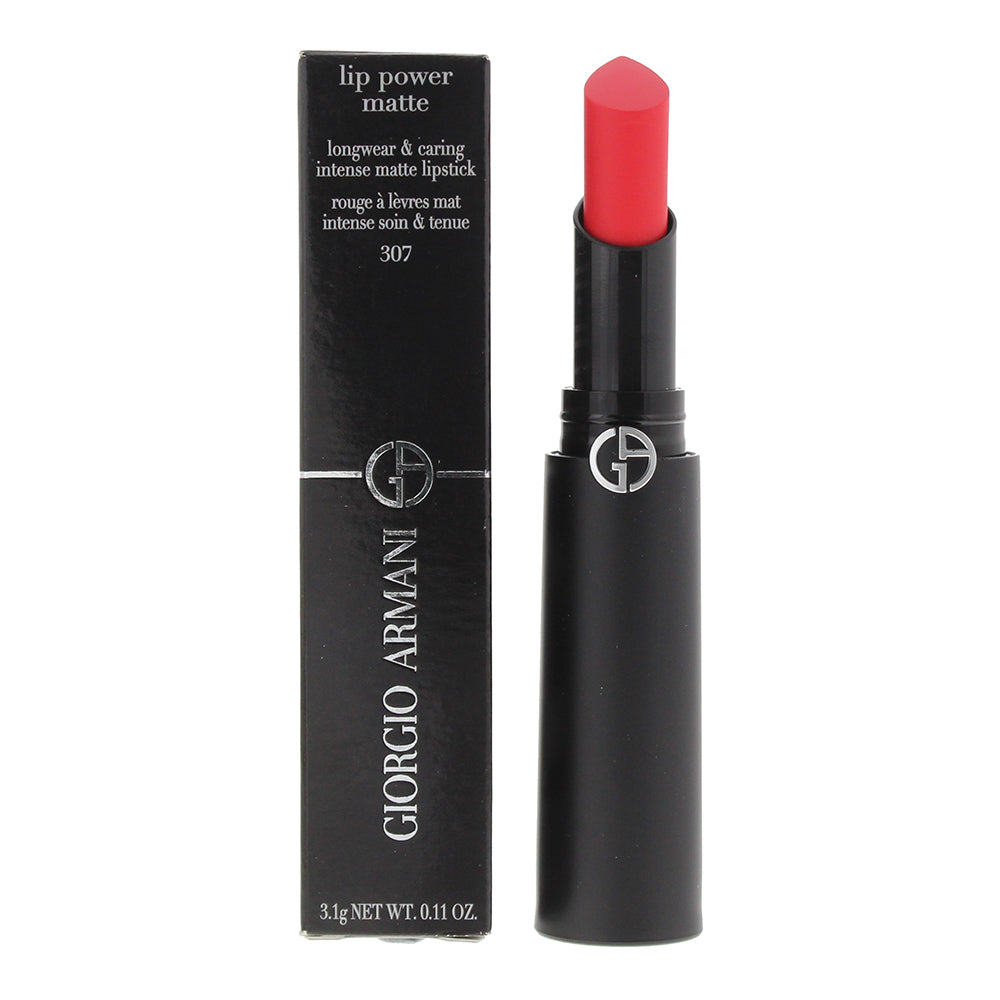 Giorgio Armani Lip Power Matte Longwear & Caring 307 Lipstick 3.1g