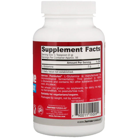 Jarrow Formulas, L-Glutamine Powder, 4 oz (113 g)