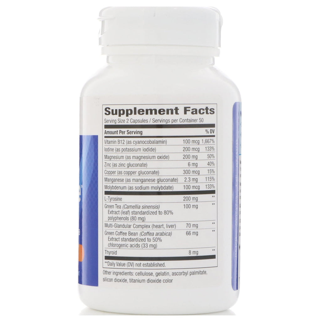 Enzymatic Therapy, Metabolic Advantage, Metabolism, 100 Capsules