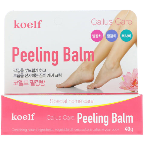 Koelf, Callus Care Peeling Balm, 40 g