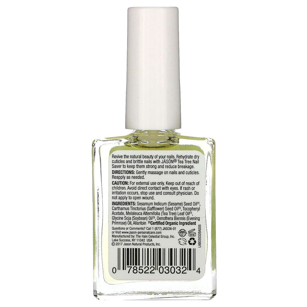 Jason Natural, Nail Saver, Tea Tree, 0.5 fl oz (15 ml)