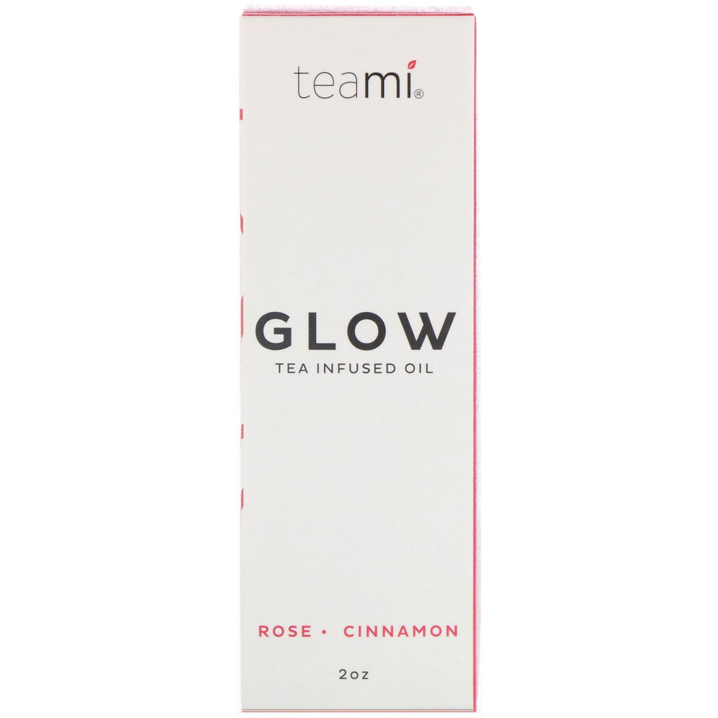 Teami, Glow, Tea Infused Facial Oil, Rose Cinnamon, 2 oz